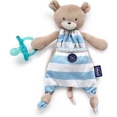 Machine Washable Pacifier Holders Chicco Pocket Buddies Bear