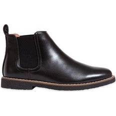 Textile Boots Deer Stags Boy's Zane Chelsea Boots - Black