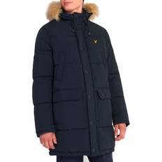 Lyle scott jacka puffer Lyle & Scott Heavyweight Longline Puffer Jacket Jackor Dark