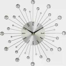 Deco 79 Starburst Wall Clock 15"