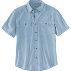 Carhartt Chambray Shirt Korte Mouw - Donkergrijs