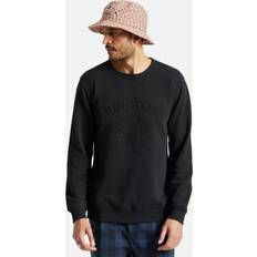 Brixton Tröjor Brixton Lion Crest Crew (Yellow, 2XL)