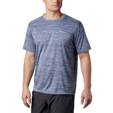 Columbia Men ' Zero Rules Short Sleeve Shirt Carbon Heather Carbon Heather