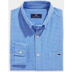 Vineyard Vines Stretch Cotton Gingham Shirt - Blue
