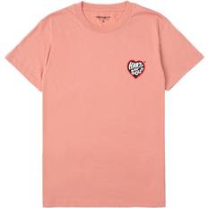 Herre - Rosa T-skjorter Carhartt T-Shirt Non-Pocket Short Sleece