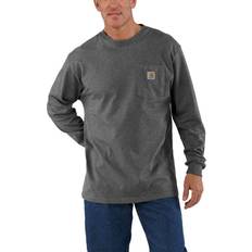 Big and tall work shirts Carhartt Big & Tall Force Midweight Long-Sleeve T-shirt