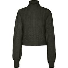 Jersey de cuello alto - Verde Suéteres Noisy May Freya Turtleneck