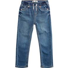 Nero Pantaloni Levi's Skinny Dobby Pull On Pants Kids - Blu