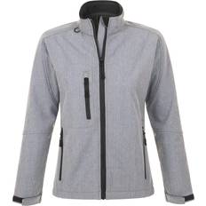 Sol's Womens/Ladies Roxy Soft Shell Jacket (Breathable, Windproof And Water Resistant) (Charcoal)
