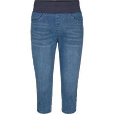 Shantal Capri Denim Mellanblå Dam XS=34/36
