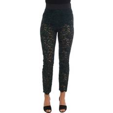 Dolce & Gabbana Women's Floral Lace Leggings Trouser BYX1125 IT46