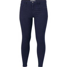 52 - Dam - Svarta Byxor & Shorts Only Carmakoma Jeans carThunder Push Up Reg Skinny