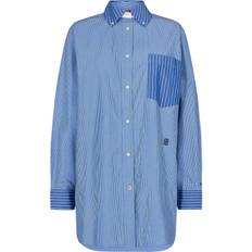 Tommy Hilfiger Stripe Oversized Shirt - Fine STP/Blue