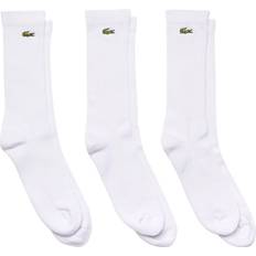 Jersey Sukat Lacoste High-Cut Cotton Pique Socks 3-pack - White