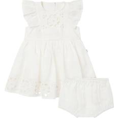 Burberry Kids Baby Dress and Bloomers Set - Weiß