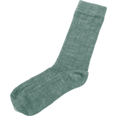 Turkosa Strumpor Barnkläder Joha Wool Melange Socks