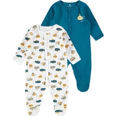 9-12M Pysjamaser Name It Pyjamasdräkt NbmNightsuit Noos 2-pack Legion Blu Pyjamas