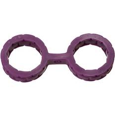 Doc Johnson Menottes & Cordes Doc Johnson Japanese Bondage Silicone Cuffs Small Purple