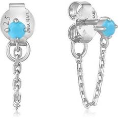 Chain Drop Stud Earrings E033-03H