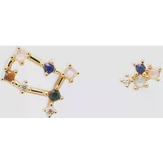 Pdpaola Gemini Örhängen 18 kt - Gold/Multicoloured