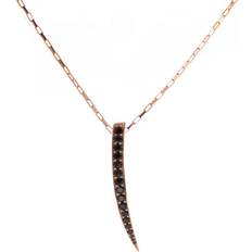 Ladies'Necklace P1012-BK-RG (25 cm)