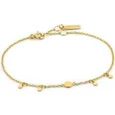 Ania Haie Shiny Plated Geometry Drop Discs Bracelet B005-03G