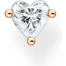 Thomas Sabo Ohrstecker H2234-416-14 - Roségold/Weiß
