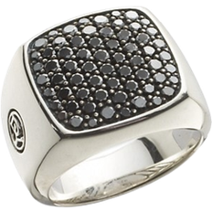 David Yurman Signet Rings David Yurman Streamline Signet Ring - Silver/Diamonds