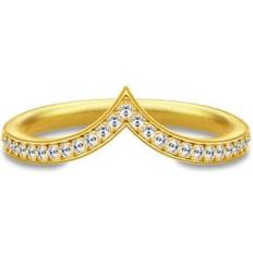 Julie Sandlau Ocean Crest Ring - Gold/Transparent