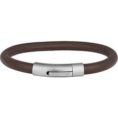 Nordahl Andersen Son Of Noa Læderarmbånd Brun/Stål