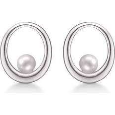 Støvring Design Earrings - Silver/White