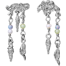 Maanesten Ewania Earrings - Silver/Opals/Aquamarines/Pearls