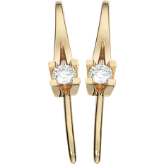 Øreringe kleopatra Scrouples Cleopatra Earrings - Gold/Diamonds