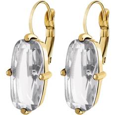 Paars Oorbellen Dyrberg/Kern Barita Earring - Gold/Crystal