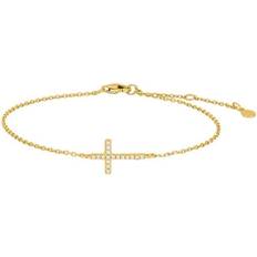 Joanli Nor Alainenor Gilded Bracelet - Gold/Transparent
