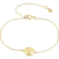 Luna armband Hultquist Luna Bracelet - Gold/Transparent
