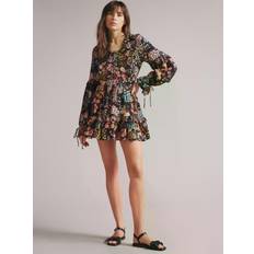 Ted Baker Dresses Ted Baker Hendria Floral Belted Tiered Mini Dress