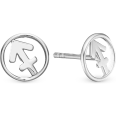 Christina Jewelry Sagittarius Earrings - Silver