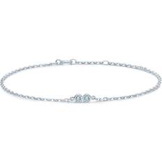ID Fine Capella Armbånd, Rhodium/hvid