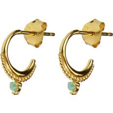 Guldpläterad - Opaler Örhängen Hultquist Daria Earrings - Gold/Opal