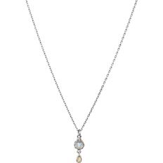 Månstenar Halsband Maanesten Sylvia Necklace - Silver/Moonstone