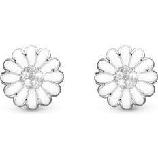 Topas Øreringe Izabel Camille Marguerite Stud Earrings - Silver/Transparent