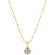 Smykkekæden Chain Necklace - Gold/Transparent