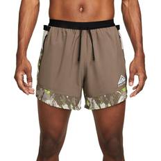 Shorts Nike Dri-FIT Flex Stride 5" Brief-Lined Trail Running Shorts Men - Olive Grey/light Iron Ore/Celestine Blue