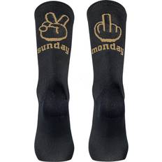 Sunday Monday Sock Black/Gold