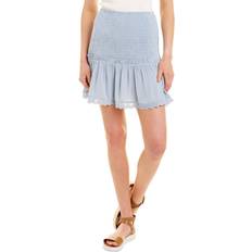 Stellah Smocked Mini Skirt