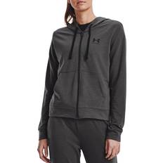 Dame - Grøn - Træningstøj Sweatere Under Armour Sweatshirt med hætte Rival Terry 1369853-369 Størrelse