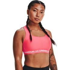 Under Armour BH'er Under Armour Mid Crossback Sports Bh - Pink