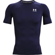 Blu - Corsa - Uomo Abbigliamento Under Armour HeatGear Armour Short Sleeve T-shirt Men - Blue