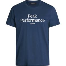 Peak Performance Herre T-shirts Peak Performance Original T-shirt - Blue Steel